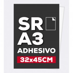 Cartel adhesivo 32x45 cm